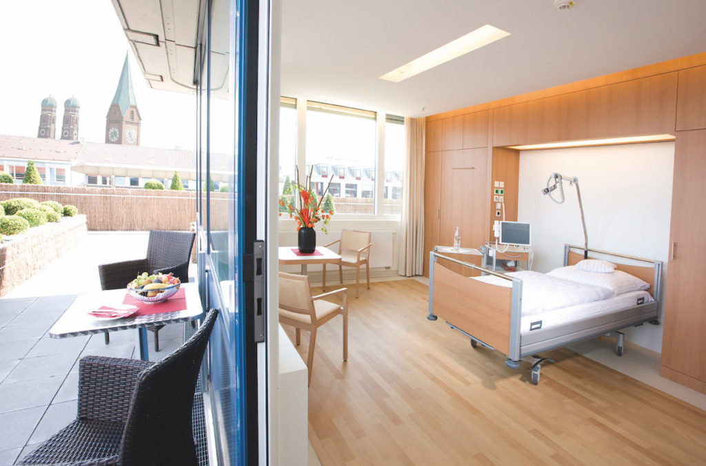 Einbettzimmer Premium im ISAR Klinikum